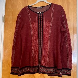 Peruvian Collection Women's XL, faded red